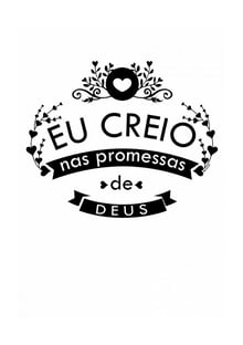 Nome do produtoEu Creio Nas Promessas De DEUS