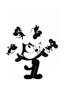 Nome do produtoGato Felix Malabarista.