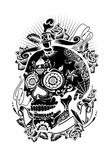 Nome do produtoCAVEIRA ROSES