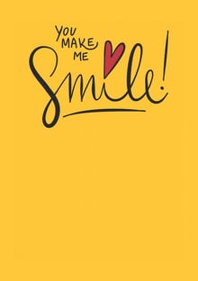 Nome do produtoYou make me smile 