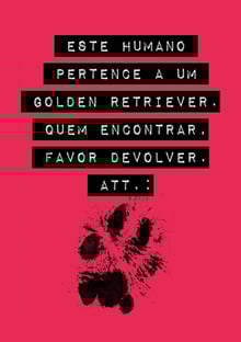Nome do produtoETIQUETA GOLDEN RETRIEVER