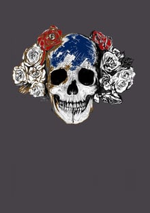 Nome do produtoSkull and flowers
