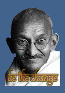 Nome do produtoGandhi Be The Change