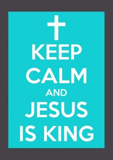 Nome do produtoKEEP CALM AND JESUS IS KING