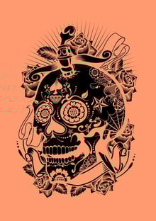 Nome do produtoCAVEIRA ROSES