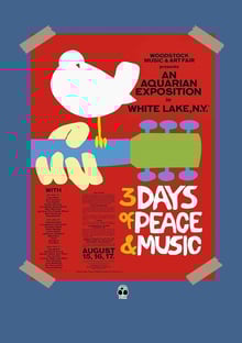 Nome do produtoWoodstock Poster