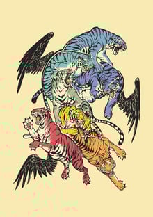 Nome do produtoSeven Caged Tigers