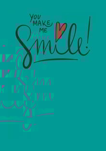 Nome do produtoYou make me smile 