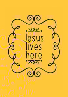 Nome do produtoJesus lives here