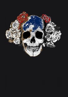 Nome do produtoSkull and flowers
