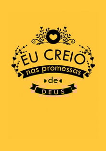 Nome do produtoEu Creio Nas Promessas De DEUS