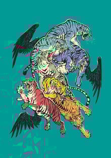 Nome do produtoSeven Caged Tigers