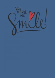 Nome do produtoYou make me smile 