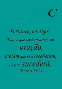 Nome do produtoMARCOS 11:24