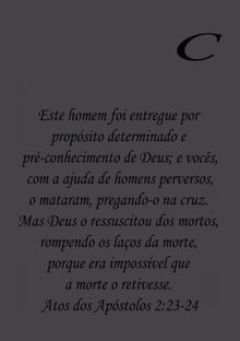 Nome do produtoATOS 2:23-24