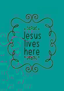 Nome do produtoJesus lives here