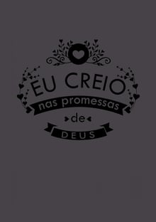 Nome do produtoEu Creio Nas Promessas De DEUS