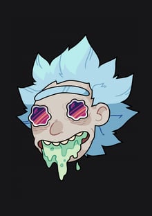 Nome do produtorick (rick and morty) psychedelic