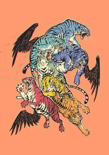 Nome do produtoSeven Caged Tigers