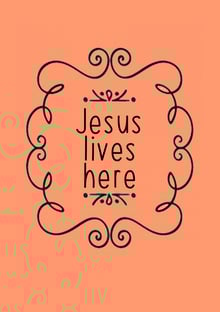 Nome do produtoJesus lives here
