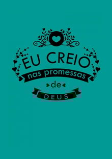 Nome do produtoEu Creio Nas Promessas De DEUS
