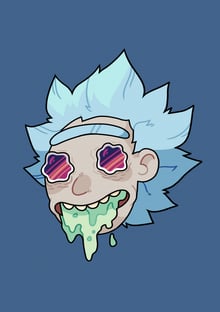 Nome do produtorick (rick and morty) psychedelic