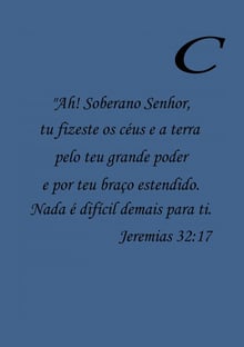 Nome do produtoJEREMIAS 32:17