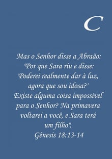 Nome do produtoGENESIS 18:13-14