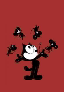 Nome do produtoGato Felix Malabarista.