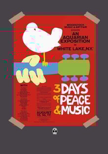 Nome do produtoWoodstock Poster