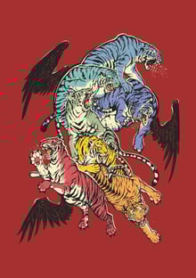 Nome do produtoSeven Caged Tigers