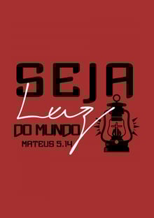 Nome do produtoSeja Luz do mundo