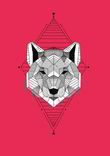 Nome do produtoLobo geometrico