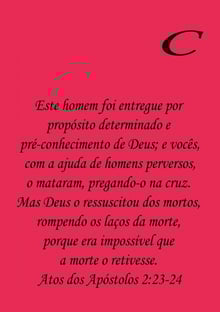 Nome do produtoATOS 2:23-24