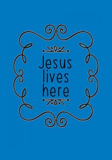 Nome do produtoJesus lives here