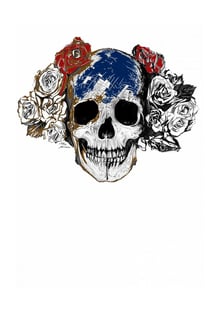 Nome do produtoSkull and flowers