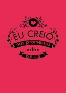 Nome do produtoEu Creio Nas Promessas De DEUS