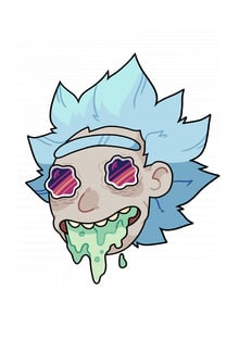 Nome do produtorick (rick and morty) psychedelic