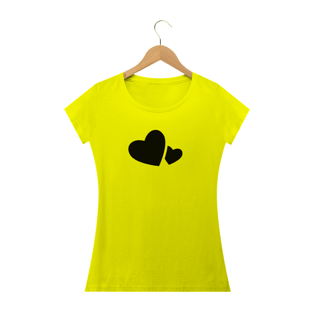 Nome do produtoCamisa Feminina Corações +Cores