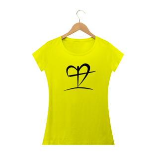 Nome do produtoCamisa Feminina Banca Coração e Cruz +Cores