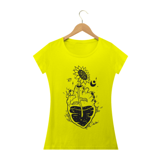 Nome do produtoCamisa coração e girassol