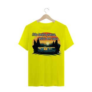 Nome do produtoCAMISETA TRADICIONAL - NÃO TENHO PRESSA ESTOU EM CASA