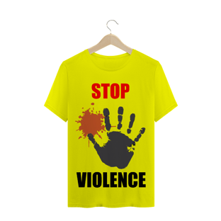 Nome do produtocamisetas stop violence