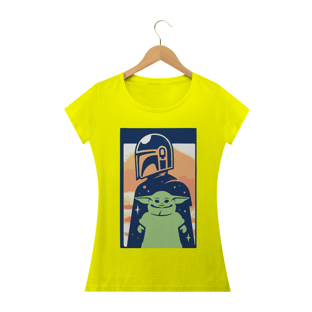Nome do produtoCamiseta Feminina - Mandalorian e Baby Yoda