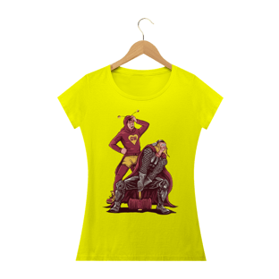 Nome do produtoCamiseta Feminina Chapolin e Thor