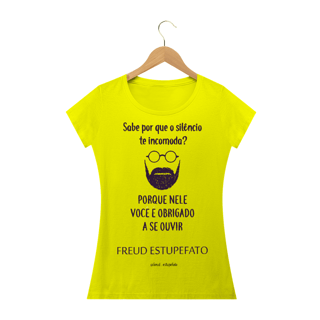 Nome do produto Freud Estupefato: SILÊNCIO Baby Look