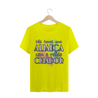 Nome do produtoCAMISETA Frase Bíblica - Aliança com o Criador // cristã