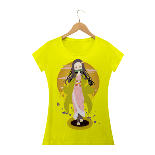 Nome do produtoCamiseta Feminina Kimetsu no Yaiba - Nezuco
