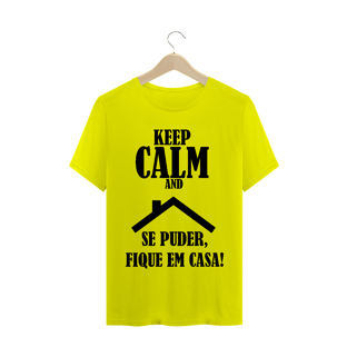 Nome do produtoCamiseta Masculina Se Puder, fica em casa