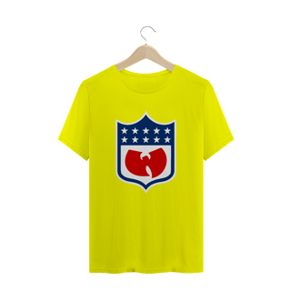 Nome do produtoT-Shirt Camiseta de Malha Quality WUTANG Logo Escudo America